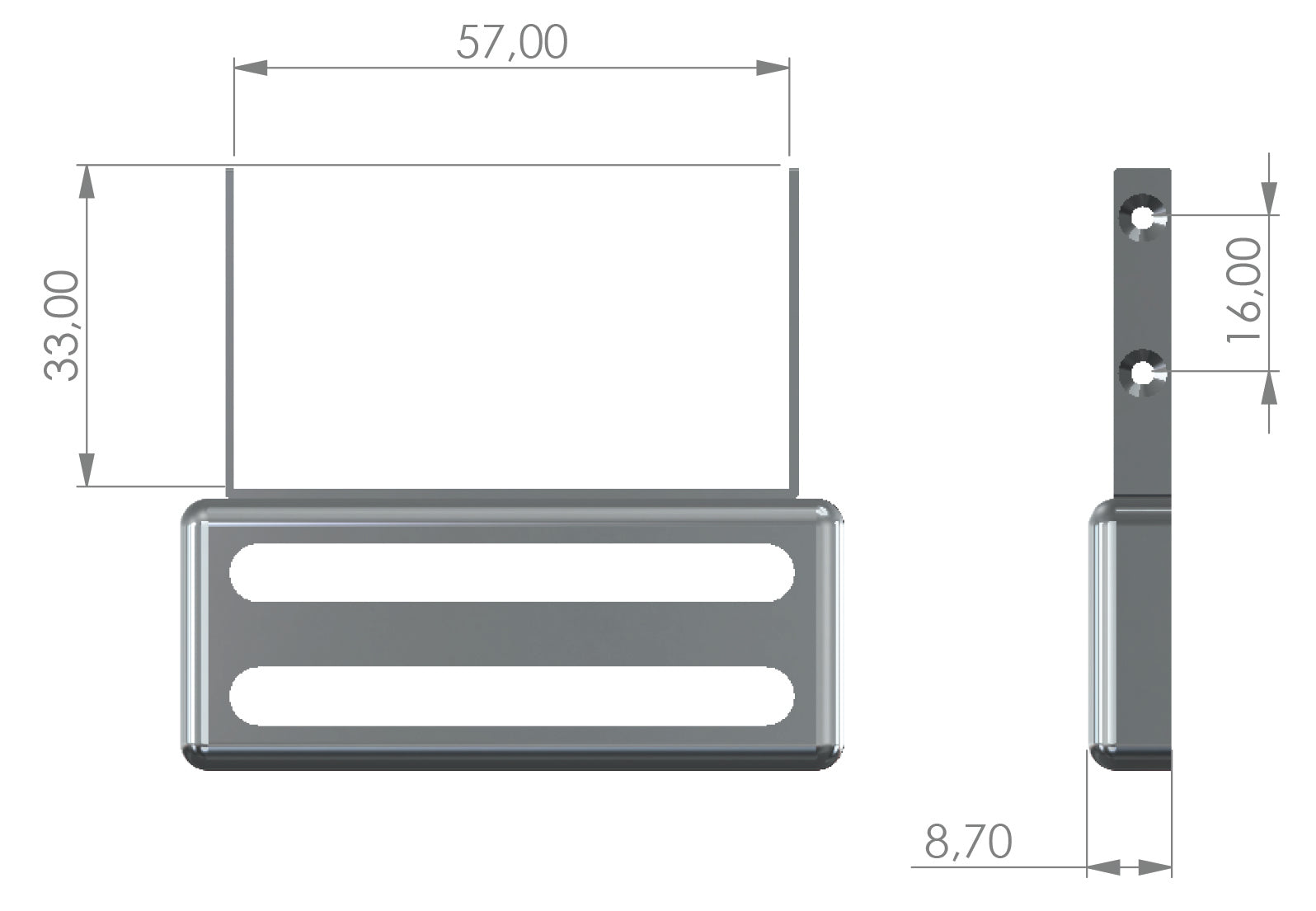Free-Floating HB4545 (Humbucker)