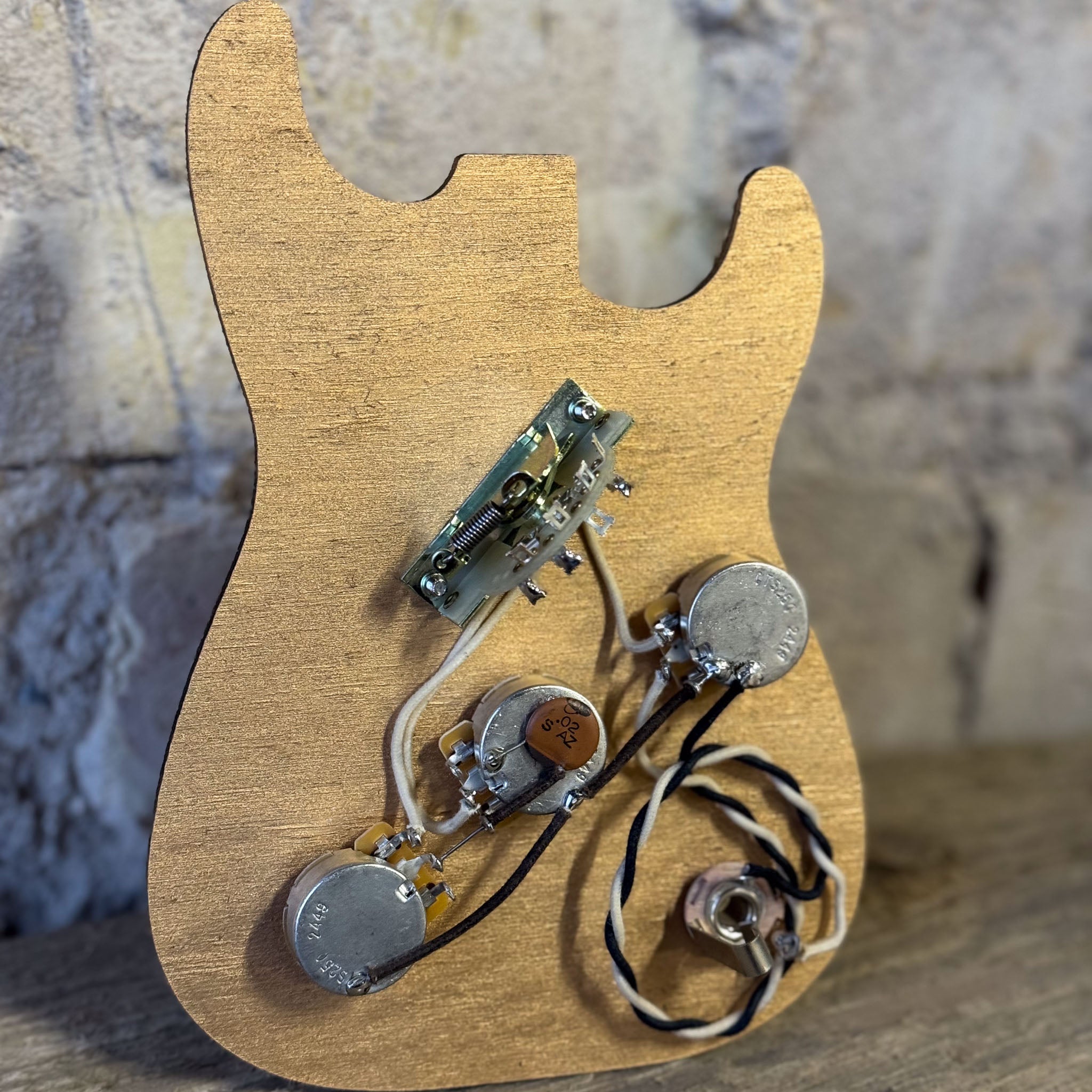 5-Way Strat Wiring Kit Sonderedition mit NOS Erie 0.02 µF Kondensator ...